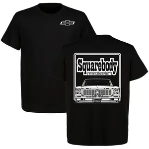 OBS Squarebody Gang 2-Sided Men T-Shirt Chevy Lover Outfit Classic Trucks Tee Vintage Car Parts Style Short Sleeve Crewneck For Him For Her