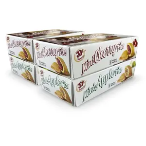 JJ's Bakery Mini Fruit Pies Variety Pack 24 Total Pies, Apple and Cherry, 4 Boxes