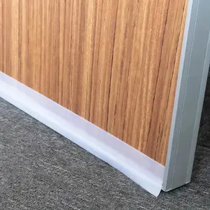 3 Color 5M Length Door Sealing Bar Window Sealing Tape Window Door Bottom Self Adhesive Silicone Rubber Seal Weathering Strip