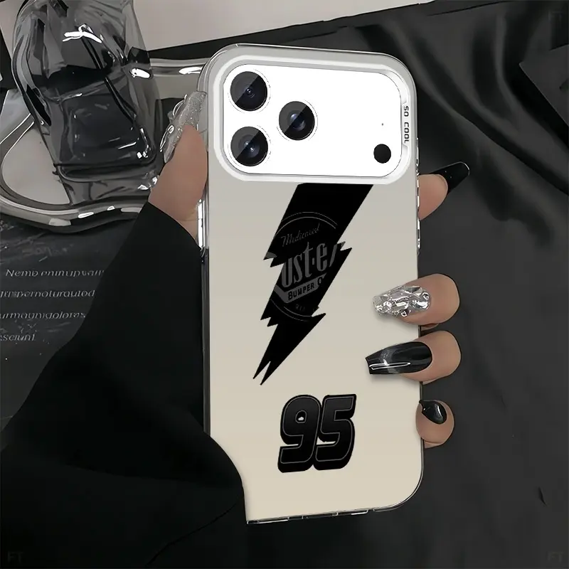 95 McQueen Phone Case, IMD Material Black, Suitable for iPhone 17 16 Pro  Max Air, 11, 12, 13 Pro Max, 14 Pro Max, and 15, Design Black Friday LB  Protectors - TikTok Shop