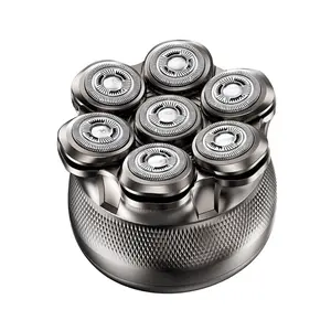 Closum Latest 7D Bald Head Shaver for Men with Independent Floating Blades, 2-Speed Powerful Electric Shaver, IPX7 Waterproof Wet/Dry, Detachable Head, Cordless, LED Display, Type-C Charging, Perfect Gift for Dad, Smooth Flawless Shave