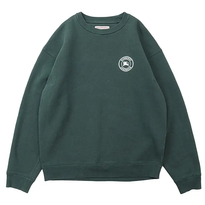 Pre-owned BURBERRY Cotton Small Leather Goods Embroidered Blend Sweatshirt