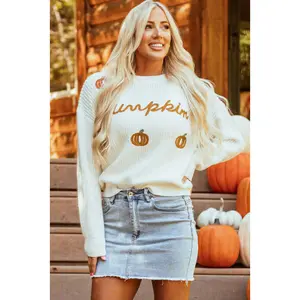 Pumpkin Knit Sweater