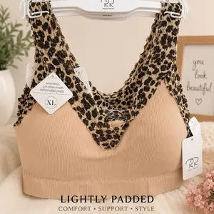 Women's Padded Bras, Comfortable Wireless T-Shirt Bras for Daily Wear