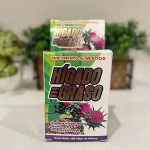 Higado Graso Antioxidante Suplemento Alimenticio - 100 Tabs de 500mg