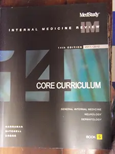 USED-Medstudy Internal Medicine Review Core Curriculum 14th Edition (+ Q/A Books 2011) by Hannaman (Hardcover)