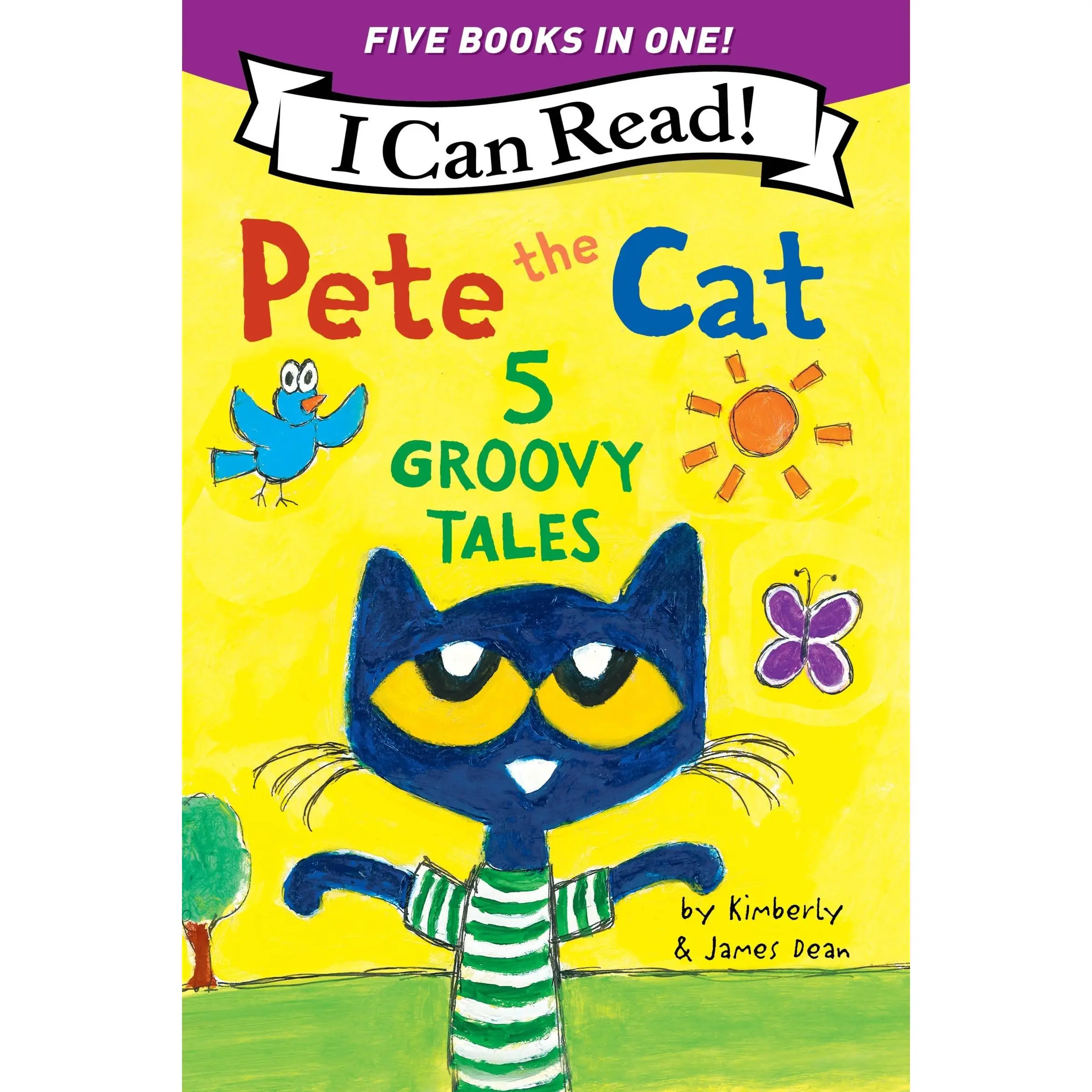 Pete the Cat: 5 Groovy Tales (I Can Read Level 1) by James Dean||James Dean||Kimberly Dean [Paperback Book]