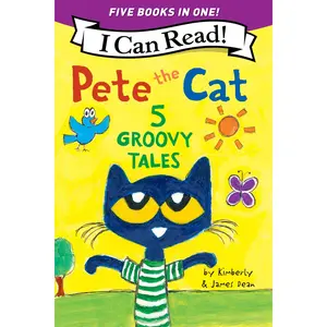 Pete the Cat: 5 Groovy Tales (I Can Read Level 1) by James Dean||James Dean||Kimberly Dean [Paperback Book]