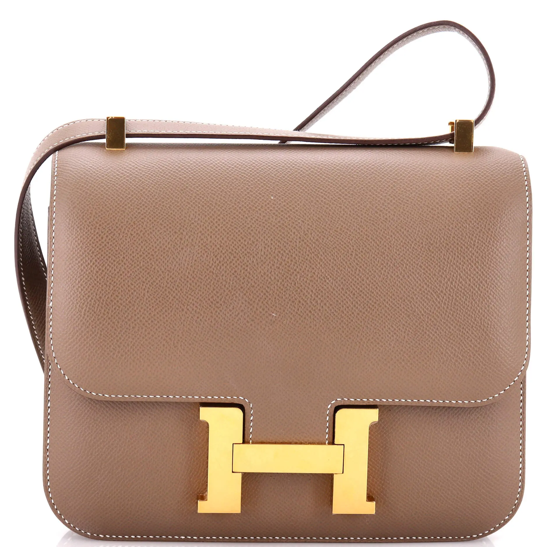 Pre-owned HERMÈS material Messenger Bags Hermes Constance Bag Epsom 24 by Rebag