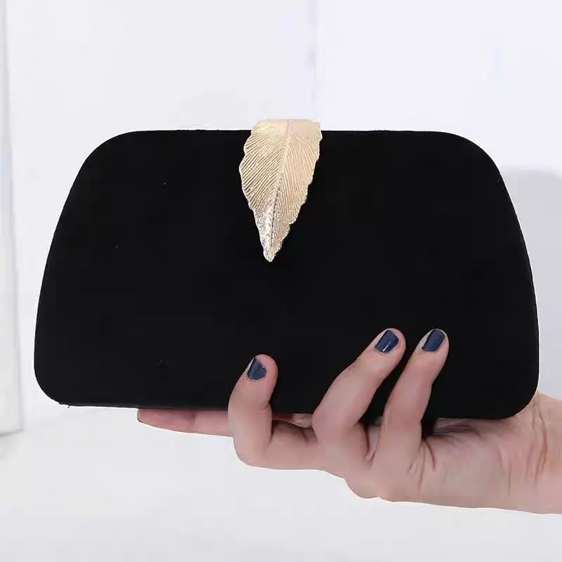 Women's Elegant Velvet Rhinestone Envelope Clutch, Sparkling Evening Bag for Formal Occasions, Rhinestones
