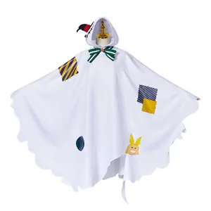My Hero Academia Inspired Green Hero Costume Cape for Halloween Cosplay and Theatrical Performances