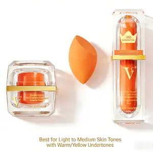 5X Vitamin C Glow Twins Day and Night Duo Wrinkle Blasting SPF30 Tinted Moisturizer and Overnight Repair Cream TikTok Viral Filter IRL Starter Kit Warning May Cause Unwanted Compliments skin Brightening Anti Aging Niacinamide Hydrating Doughnut