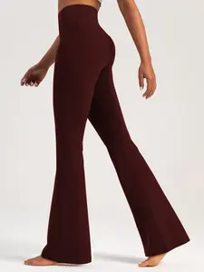 Yoga pants for women, micro flared thin design, high waist, abdominal compression, slimming and hip lifting, sports and fitness casual pants, Stretchable Activewear, Workout Apparel, Workout Gym Clothing