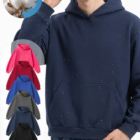 Sequined pullover hoodie – A stylish, casual, long-sleeved, unisex top with pockets. This loose-fit hoodie is perfect for the autumn and winter seasons; it features a soft fleece lining, making it an ideal streetwear piece for everyday wear.