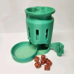 Stepped Dice Tower with built-in Dice Storage
