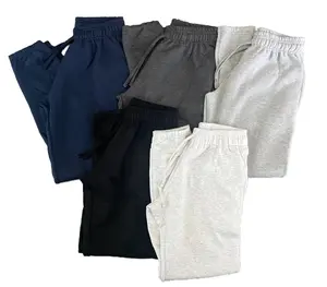 Comfy Jogger Pants Unisex Fleece Lined Drawstring Waist Large Pockets Cuffed Bottoms for Women - Pants Womenswear