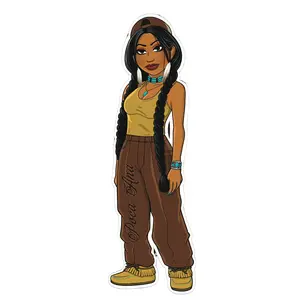 Poca Ana, Collectible Sticker-HomieGirl