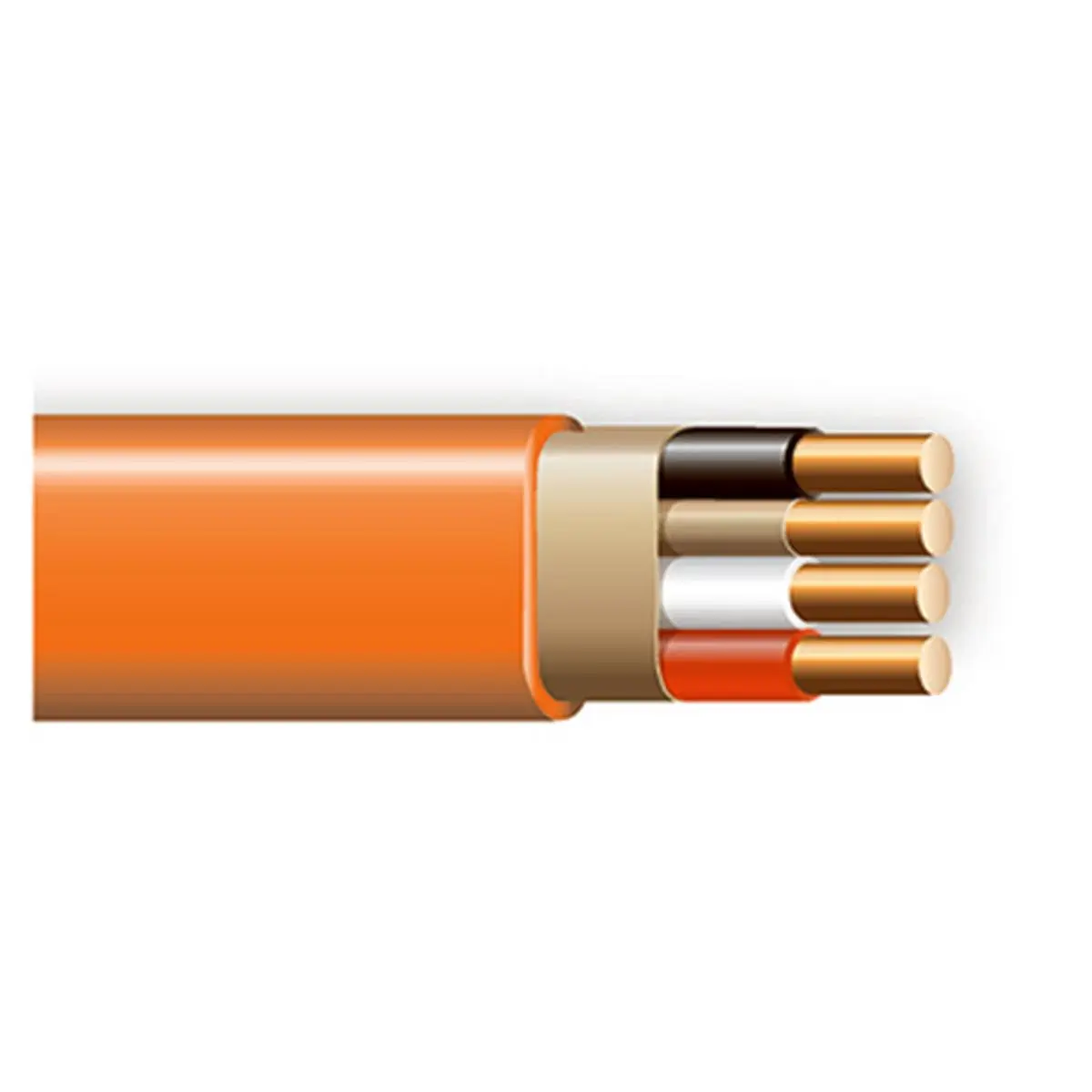 212 MAIN Non-Metallic Sheathed Ground Cable - 10/3 Gauge, 147-1803CR Model, 100 ft Copper Wire, 90°C Rating, for Home Improvement Large Appliance Parts & Accessories