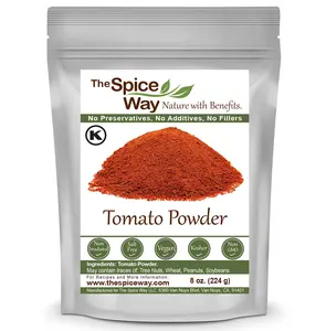 The Spice Way Tomato Powder - Dried Tomatoes in Powder Form for Cooking Flavor - No Preservatives, Salt-Free, Vegan, Kosher, Non-GMO