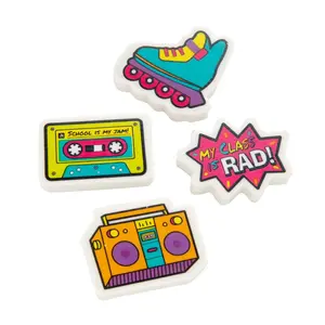90s Theme Erasers