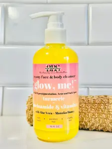 GLOW ME! TURMERIC + VITAMIN C FACE AND BODY CLEANSER