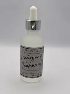 Mahogany Teakwood Scented 2oz Bottle Diffuser Oil for Home Fragrance -  Long-Lasting Scent- Phthalate-Free Fragrance- Home Decor Scent- Room Fragrance