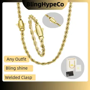 Set, new black cable chain with bullet head, size 4 mm. 6 mm. Available in lengths of 18 inches, 20 inches, and 24 inches; multiple sizes allow different groups to choose. Comes with a gift box—an ideal choice for gifting.