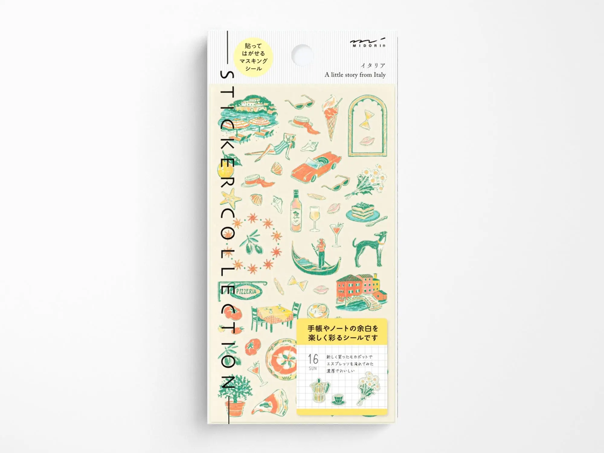 Midori Stickers - Italian Motifs