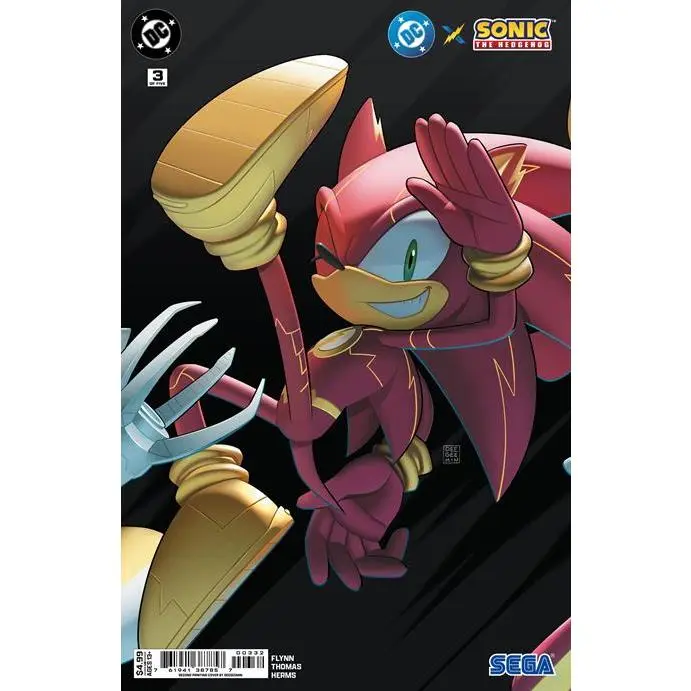 DC X SONIC THE HEDGEHOG #3 (OF 5) Second Printing Deegeemin Connecting