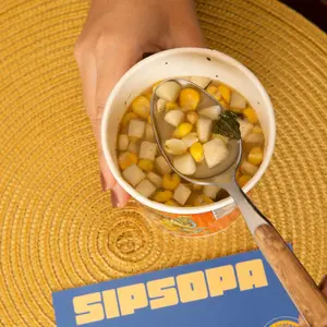 SIPSOPA Chicken Ajiaco – Authentic Latin Instant Soup (6 Pack) | Organic Chicken, Grade A Corn & Potatoes | Freeze-Dried, High Protein (14 G), Good Source of Potassium, No Sugar Added, No Artificial Colors. Just add hot water. Ready in 6 minutes.