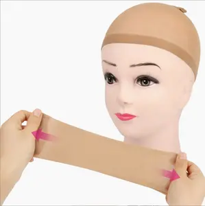 Upgraded comfort model Wig Caps for Women Beige Wig Cap 2 Pieces in One Pack
