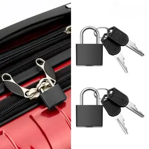 3 Pcs Luggage Locks with Keys Small Padlock Black Mini Locks Tiny Metal Padlocks for Travel Backpack School Gym Classroom Locker toolboxes Matching Game