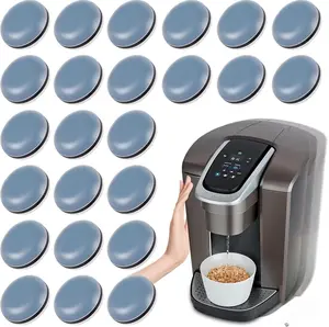 Appliance Sliders for Kitchen 24 PCS Self-adhesive Small Kitchen Finds Appliance Slider Hacks Easy to MovIing & Space Saving Must Have Home Gadgets Mixer Accessories for Countertop