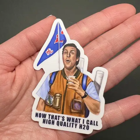 Bobby Boucher h2o waterboy vinyl sticker or magnet Trending Sticker .
