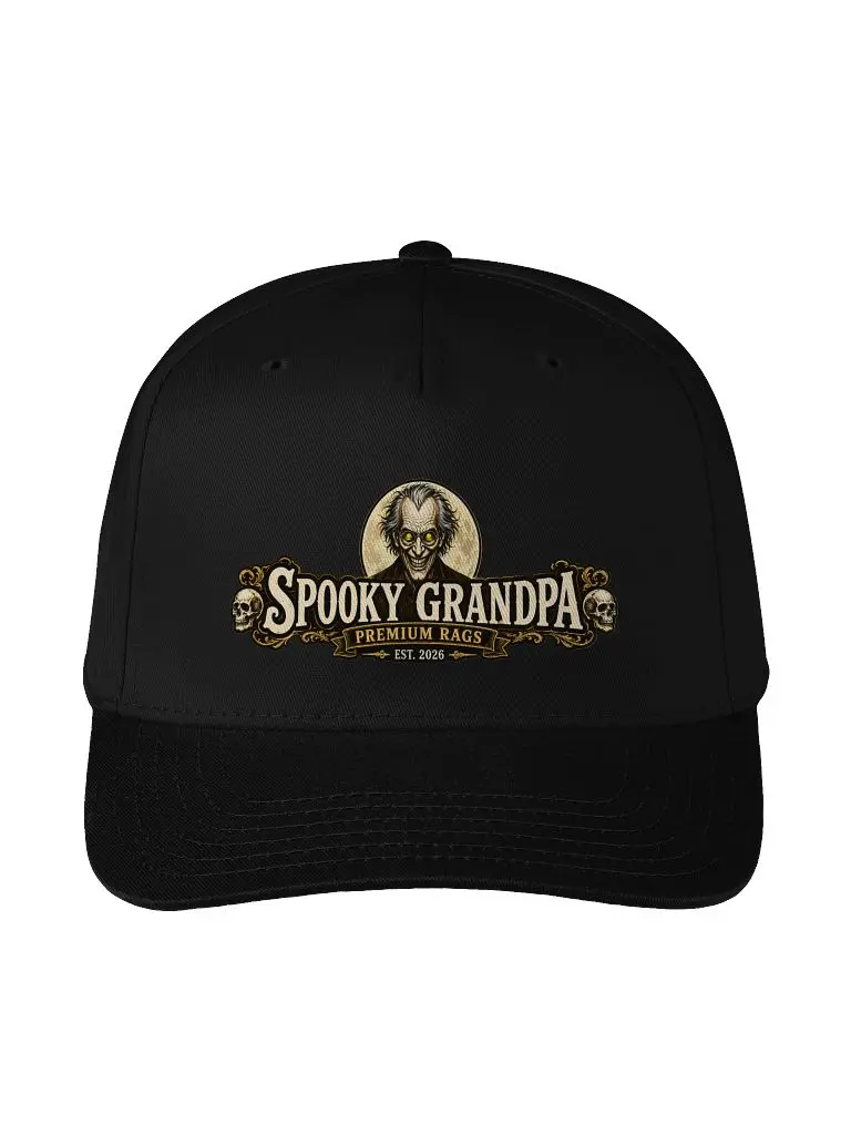 Spooky Grandpa Premium Rags Cap