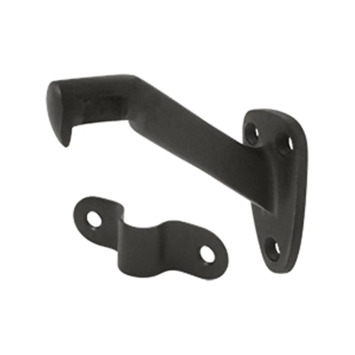 212 MAIN Deltana Hardware Wall-Mount Hand Rail Brackets, 3.31 in. Projection, Oil Rubbed Bronze, Solid, Weatherproof