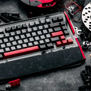 Black Diamond RT Hall Effect Magnetic Gaming Keyboard 75%, 0.04mm Accuracy, 8k Polling Rate, 0.25ms Latency, Leaf Spring Mount Mechanical Feel, Custom Fixed-Wall Magnetic Switch