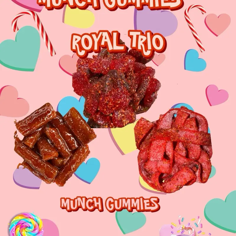 Munch Gummies ~ ROYAL TRIO Munch Gummies ~ ROYAL TRIO