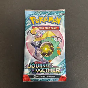 1x Journey Together Booster Pack - SV9 - 10 cards - English - Pokémon Trading Card Game (1 pack)