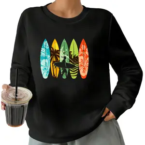 Surfboarder Hawaii Beach Sweatshirt – Long Sleeve for Wave and Surf Fans