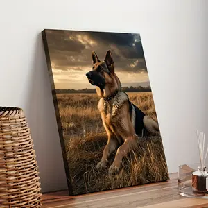 [2D Flat] 1PC Custom Canvas Art with Frame, Personalized Framed Canvas Print, Suitable for Birthday Gifts, Souvenirs, Christmas Presents, Made of Canvas and Wood