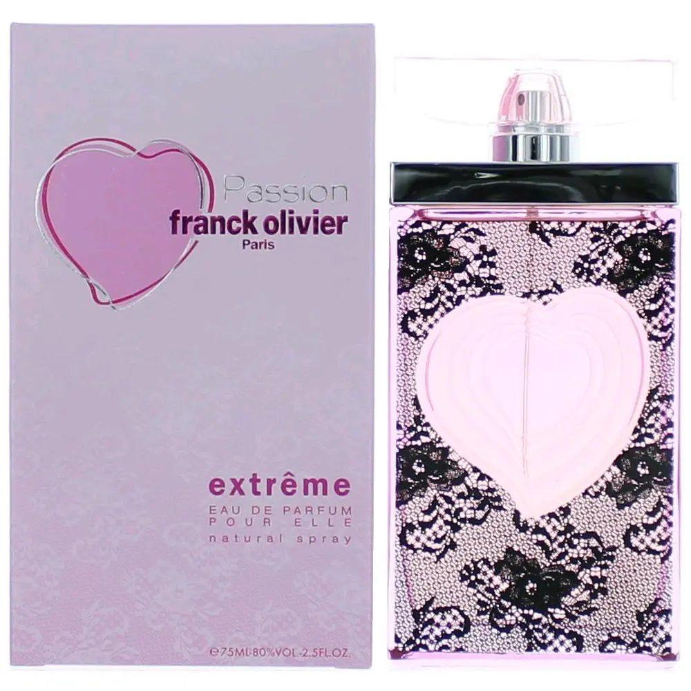 Passion Extreme by Franck Olivier, 2.5 oz EDP Spray for Women, Vanilla Scents, 2.5Oz, Oriental Floral, 2 To 2.9 Fl Oz, Caribbean Magnolia, Fruity, Spray Bottle, Signature Scent, 2.5 Fl Oz