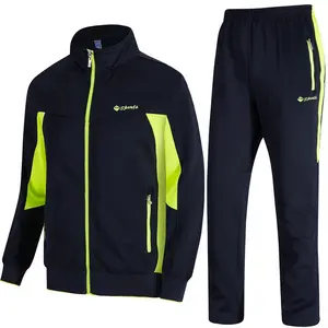 Men's Tracksuits Sweatsuits for Men Sweat Track Suits 2 Piece Casual Athletic Jogging Warm Up Full Zip Sets