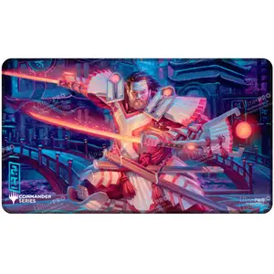 Commander Series #5 - Three Color Wedge - Isshin Stitched Playmat for Magic: The Gathering