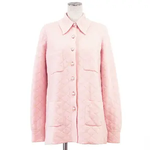 Pre-owned CHANEL Others Small Leather Goods Matelassé Cashmere Silk Jacket