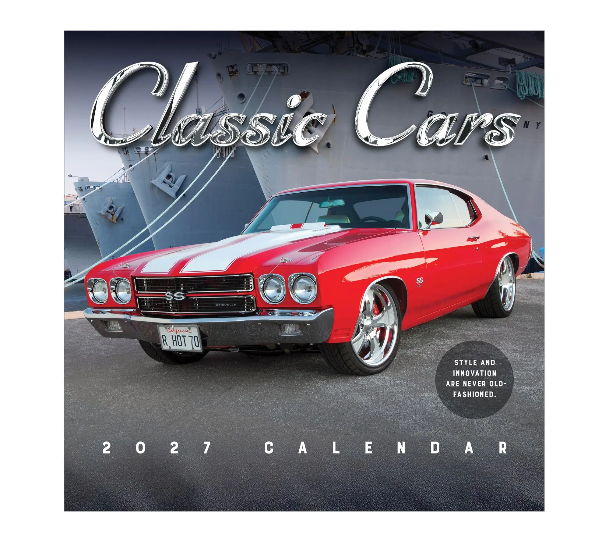 TF Publishing 2027 Classic Cars Wall Calendar