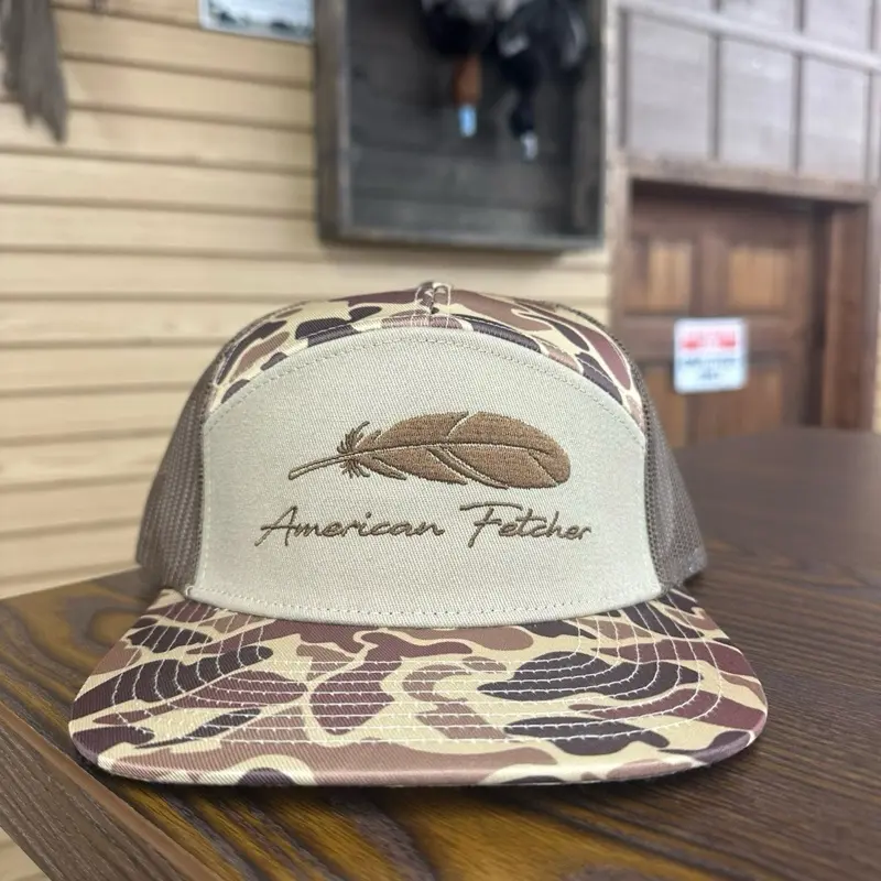 Feather 7 Panel Hat - Duck Camo