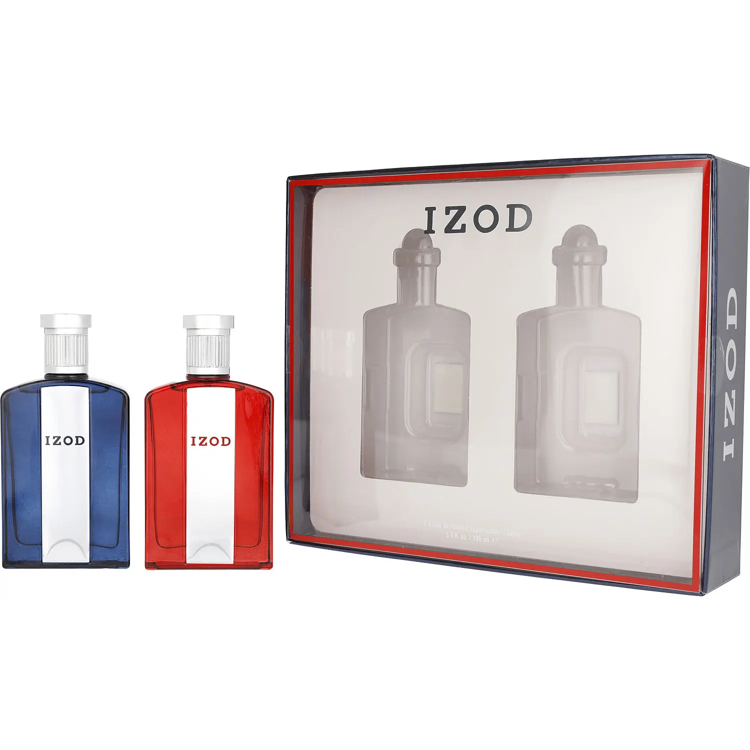 Izod Variety Set-Legacy Red & Legacy And Both Are Edt Spray 3.4 Oz For Men
