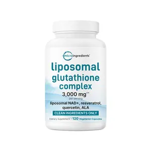 Micro Ingredients Liposomal Glutathione Complex 3000mg, 120 Vegetarian Capsules