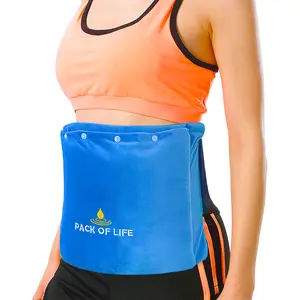 PACK OF LIFE Castor Oil Pack Wrap with Organic Cotton Pads and Full-Size Heating Pad